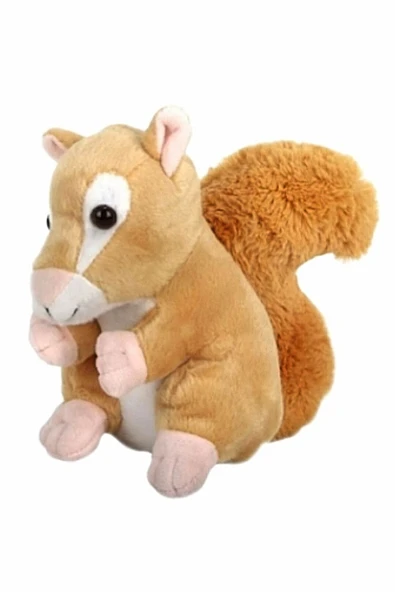 Şeker Adası Sevimli Peluş Sincap 25 Cm - 2