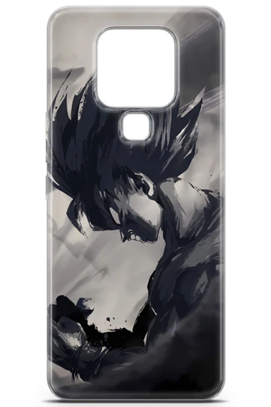 Uvilda Tecno Camon 16 Uyumlu Manga 20 Telefon Kabı Goku Çizim Anime - 2