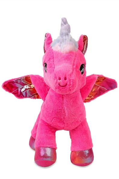 Şeker Adası Kanatlı Unicorn At 30 Cm Oyuncak Peluş Pony At Uyku Ve Oyun Arkadaşı Mama - 2