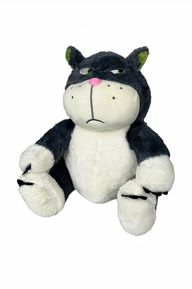 Şeker Adası Sinirli Kedi Sabri Peluş Oyuncak 45 Cm - Resim 4