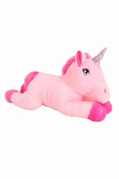Şeker Adası Sevimli Pembe Melek Unicorn Pony Peluş At Oyuncak 50 Cm - 2