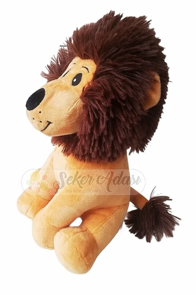 Şeker Adası Sevimli Peluş Aslan Oyuncak 25 Cm - Uyku Ve Oyun Arkadaşı - Resim 2