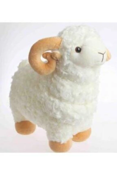Şeker Adası Vardem Boynuzlu Sevimli Peluş Koç 30 cm ürün görseli 1
