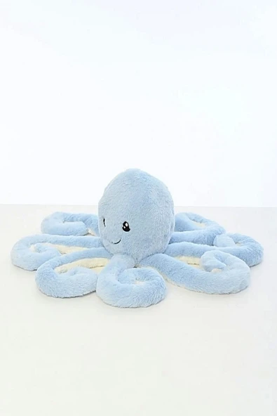 Şeker Adası Peluş Ahtapot Uyku ve Oyun Arkadaşı Mavi - Resim 3