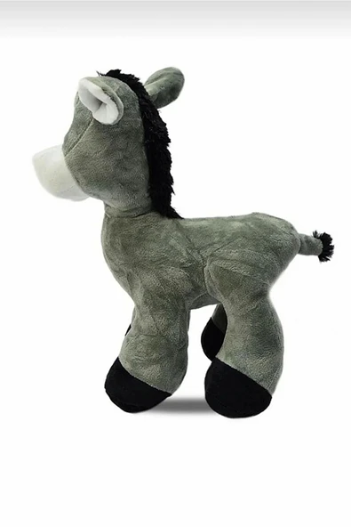 Şeker Adası Oyuncak Yavrulu Ikili 28 Cm Sevimli Peluş Eşek - Uyku Ve Oyun Arkadaşı Hediyelik - Resim 3