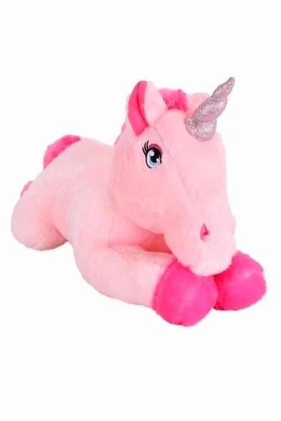 Şeker Adası Sevimli Pembe Melek Unicorn Pony Peluş At Oyuncak 50 Cm