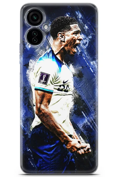 Uvilda Tecno Camon 19 Neo Uyumlu Futbol 5 Baskılı Jude Bellingham