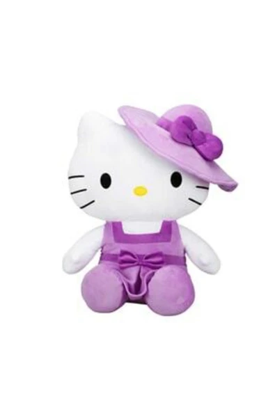 Şeker Adası Sunman Lisanslı Hello Kitty Şapkalı Peluş Kedi ürün görseli