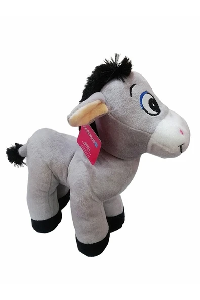Şeker Adası Sevimli Kalpli Peluş Eşek 28 Cm Uyku Ve Oyun Arkadaşı Pelüş Eşşek - Resim 4