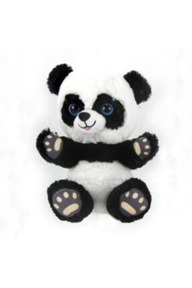 Şeker Adası Sevimli Panda 28 Cm Ve Afacan Panda 15 Cm Peluş - Hediye Seti - 3