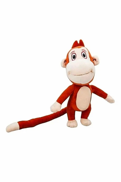 Şeker Adası Kukuli Müzikli Sesli Peluş Kahverengi Maymun 35 Cm Lisanslı - 2