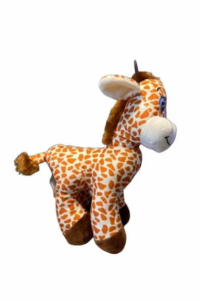 Şeker Adası Sevimli Peluş Eşek Zebra Zürafa Zuzu 28 Cm - 3 Lü Uyku Ve Oyun Arkadaşı Peluş Oyuncak Halley - 5