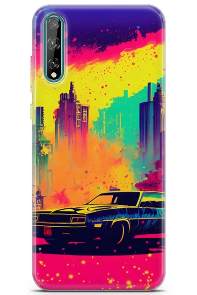 Uvilda Huawei Y8p 2020 Uyumlu Renkler 7 Telefon Kabı Renk Amerika