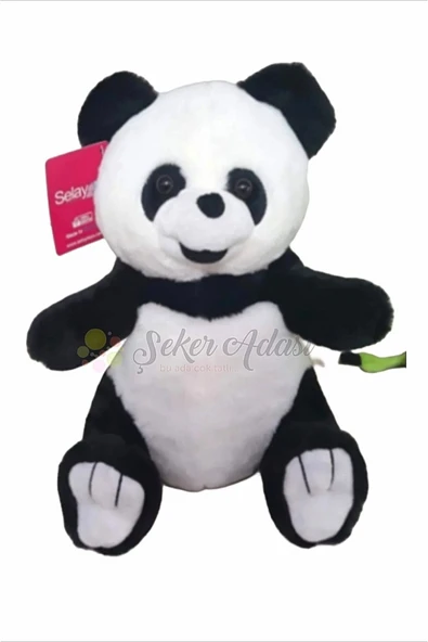 Şeker Adası Sevimli Anne Peluş Panda Ayı 30 Cm Ve Yavru Peluş Panda Ayı 15 Cm Oyuncak Uyku Ve Oyun Arkadaşı Mama - 2