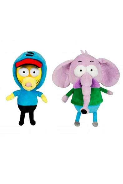 Şeker Adası Süper Ikili - Kral Şakir Ve Necati Peluş 30 Cm--lisanslı Orijinal ürün görseli