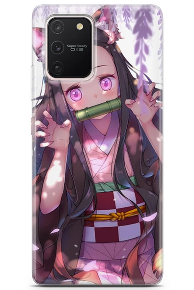 Uvilda Samsung Galaxy A91 Uyumlu Anime 14 Tpu Demon Slayer Nezuko