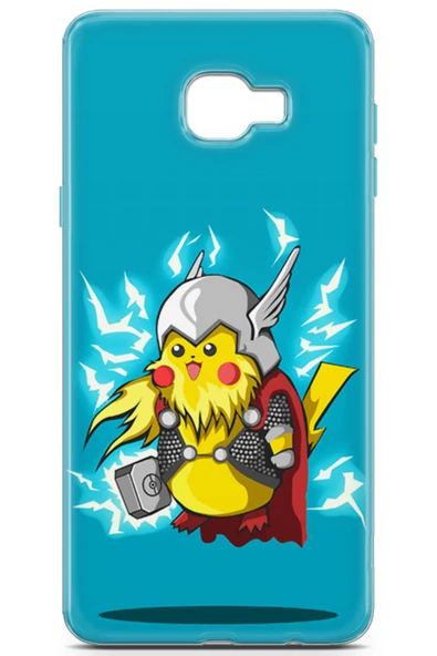 Uvilda Samsung Galaxy C7 Uyumlu Pokemon 10 Koruyucu Kılıf Thor Pokemon - 2