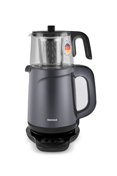 Homend Royaltea 1729H Konuşan Çay Makinesi Antrasit