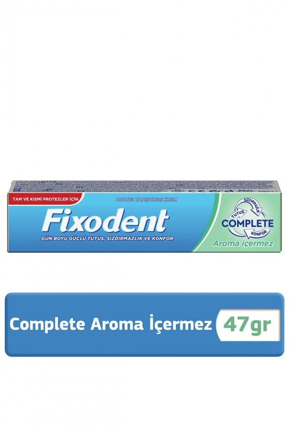 Fixodent Complete Aroma İçermez Diş Protez Yapıştırıcı Krem 47 gr