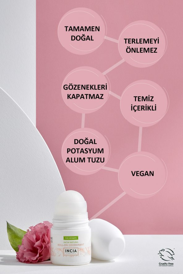 Incia Doğal Roll-On Deodorant Kadın 50 ml - 3