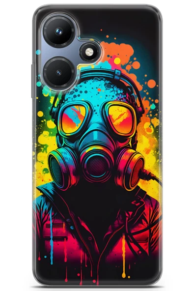 Uvilda infinix Hot 30i Uyumlu Renkler 19 Uv Lans Gaz Maskesi Müzik