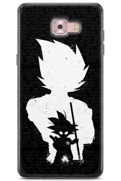 Uvilda Samsung Galaxy C9 Uyumlu Anime 39 Koruma Dragon Ball Z Son Goku - 1