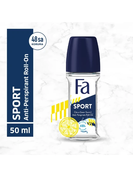Fa Sport Erkek Roll-On 50 Ml Turunçgil Aromalı 4 Adet