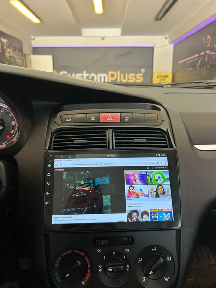 FİAT LİNEA UYUMLU 4 GB RAM 64 GB DAHİLİ HAFIZA 9 İNÇ MULTİMEDYA KABLOSUZ CARPLAY GERİ GÖRÜŞ KAMERALI - 2