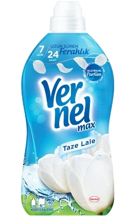 Vernel Max Taze Lale Konsantre Çamaşır Yumuşatıcısı 1440 ml