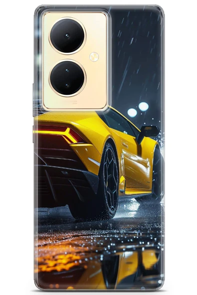 Uvilda Vivo V29 Lite Uyumlu Otomoto 3 4k Baskı Civ Civ Lambo