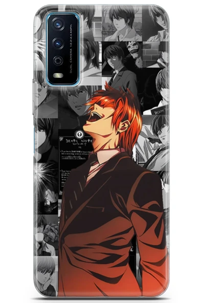 Uvilda Vivo Y20s Uyumlu Manga 29 Telefon Kılıfı Light Yagami Death Note