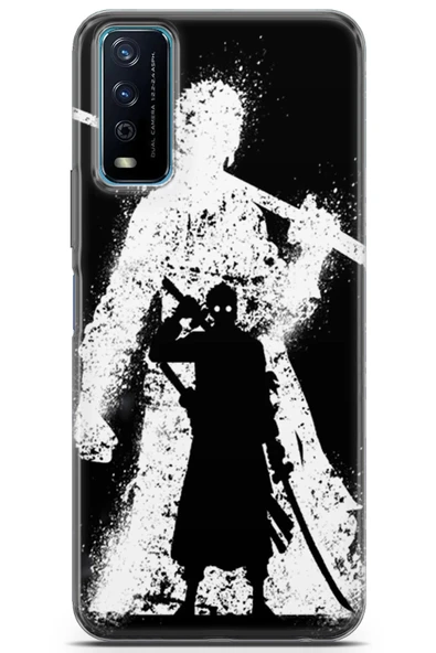 Uvilda Vivo Y20 Uyumlu Manga 5 Tpu Zoro One Piece
