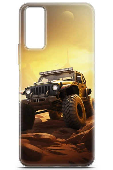 Uvilda Vivo Y20s Uyumlu Otomoto 7 Koruma Kılıfı Sahra Jeep - 2