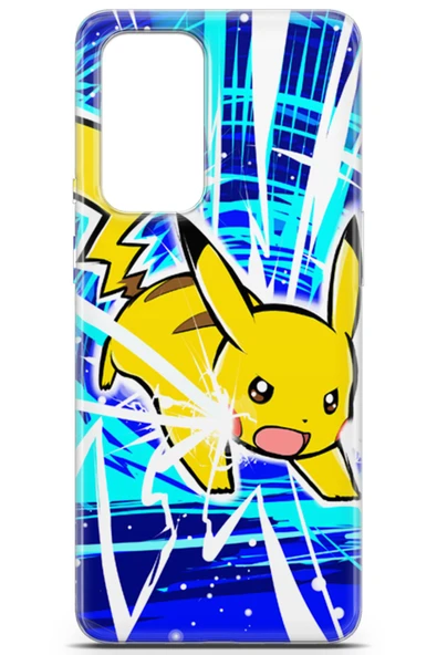 Uvilda Oneplus 9 Pro Uyumlu Pokemon 2 Koruma Kılıfı Elektrik Picachu - 2