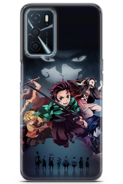 Uvilda Oppo A16 Uyumlu Anime 6 Hd Desen Demon Slayer Ii