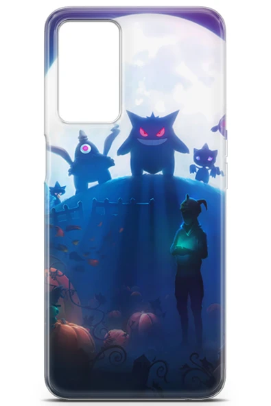 Uvilda Oppo A16 Uyumlu Pokemon 12 Koruyucu Kılıf Pokemon Cadılar Bayramı - 2