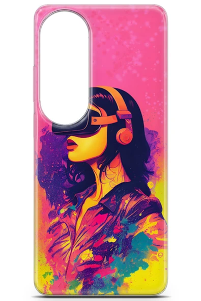 Uvilda Oppo A60 Uyumlu Renkler 1 Hd Ultra Vr Kulaklık Pembe - 2