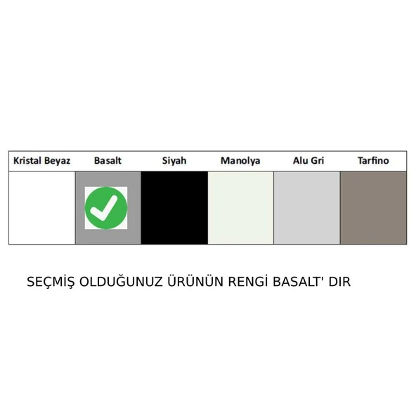 614169-Nuevo Icon 6 Basalt Seramik Eviye - 7