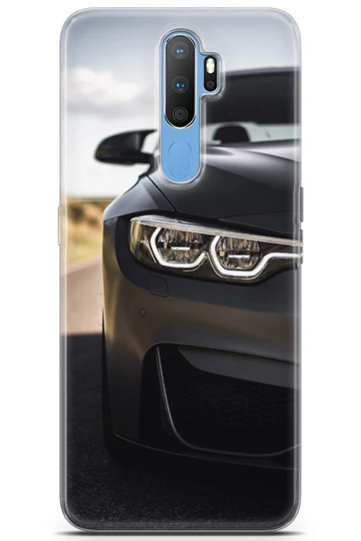 Uvilda Oppo A9 2020 Uyumlu Otomoto 29 Baskılı Telefon Kabı Bmw Led Far