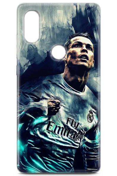 Uvilda Xiaomi Mi 8 Se Uyumlu Futbol 1 Hd Desen Cristiano Ronaldo - 2