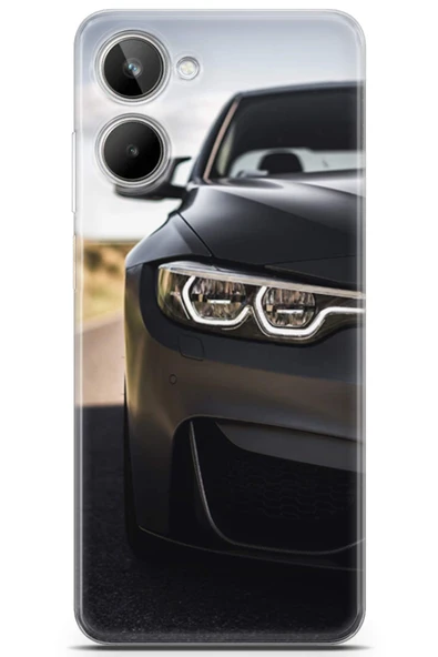 Uvilda Realme 10 Uyumlu Otomoto 29 Parlak Baskılı Bmw Led Far
