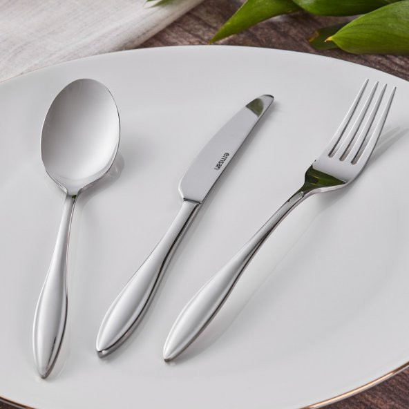 Emsan Aden Elegance 84 Parça 12 Kişilik Çatal Kaşık Bıçak Takımı - Resim 3
