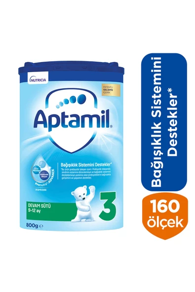 Aptamil 3 Numara Devam Sütü Akıllı Kutu 800 Gr