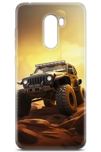 Uvilda Xiaomi Pocophone F1 Uyumlu Otomoto 7 Lüks Sahra Jeep - 2