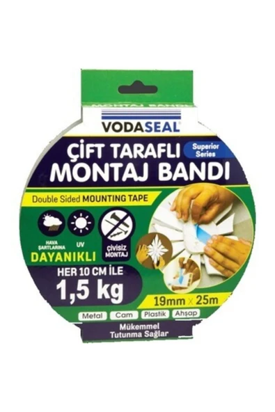Vodaseal Çift Taraflı Montaj Bandı ürün görseli