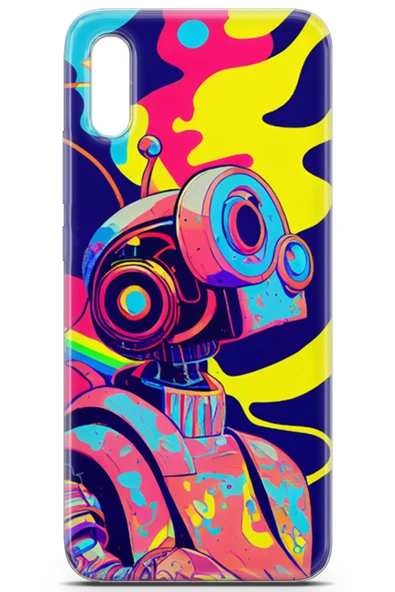 Uvilda Xiaomi Redmi 9a Uyumlu Renkler 8 4k Kapak Renkler Robot - 2