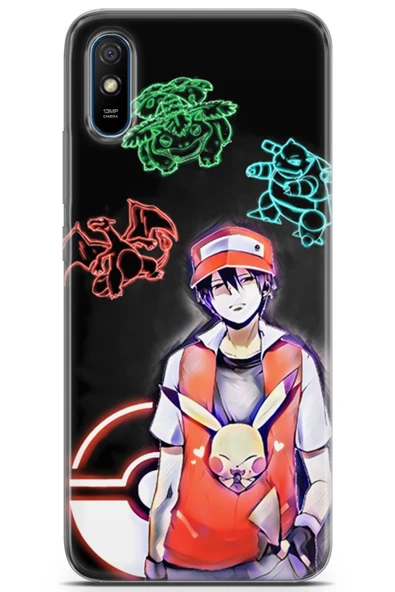 Uvilda Xiaomi Redmi 9a Uyumlu Pokemon 14 Parlak Baskılı Pokemon Gameboy