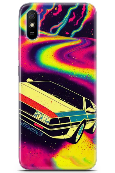 Uvilda Xiaomi Redmi 9a Uyumlu Renkler 10 Hd Desenli Delorean