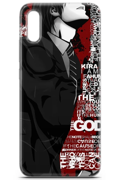 Uvilda Xiaomi Redmi 9a Uyumlu Manga 10 Tpu Silikon Black Death Note - 2