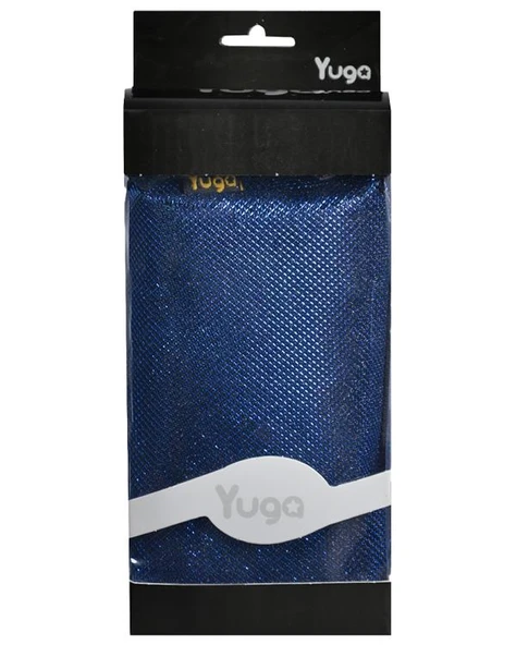 Yuga Makyaj Çantası Simli Hologramlı Lacivert - 4